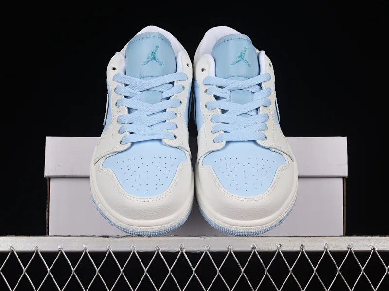 All categories Air Jordan Jordan series basketball shoes Air Jordan 1 Low Z version Air Jordan 1 Low AJ1 Joe 1 ice blue low-top cultural and leisure sports sneakers DV1299-104